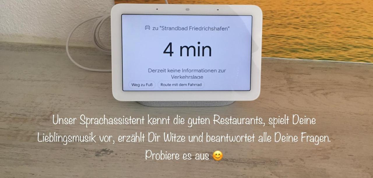 Ferienwohnung Am Bodensee- Zentrale Lage, Free Parking And Wifi, 109 M2, Privater Garten, 7 Gaeste, 2X Kingsize Boxspringbett, Familienfreundlich FDH Buitenkant foto